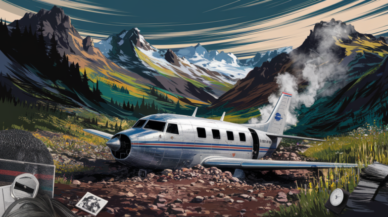 Plane crash that killed two struck mountainside