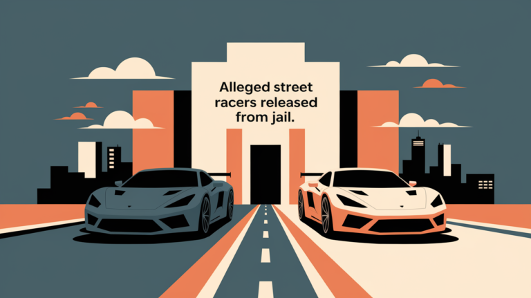Alleged street racers released from jail
