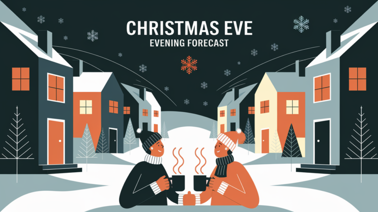 Christmas Eve evening forecast