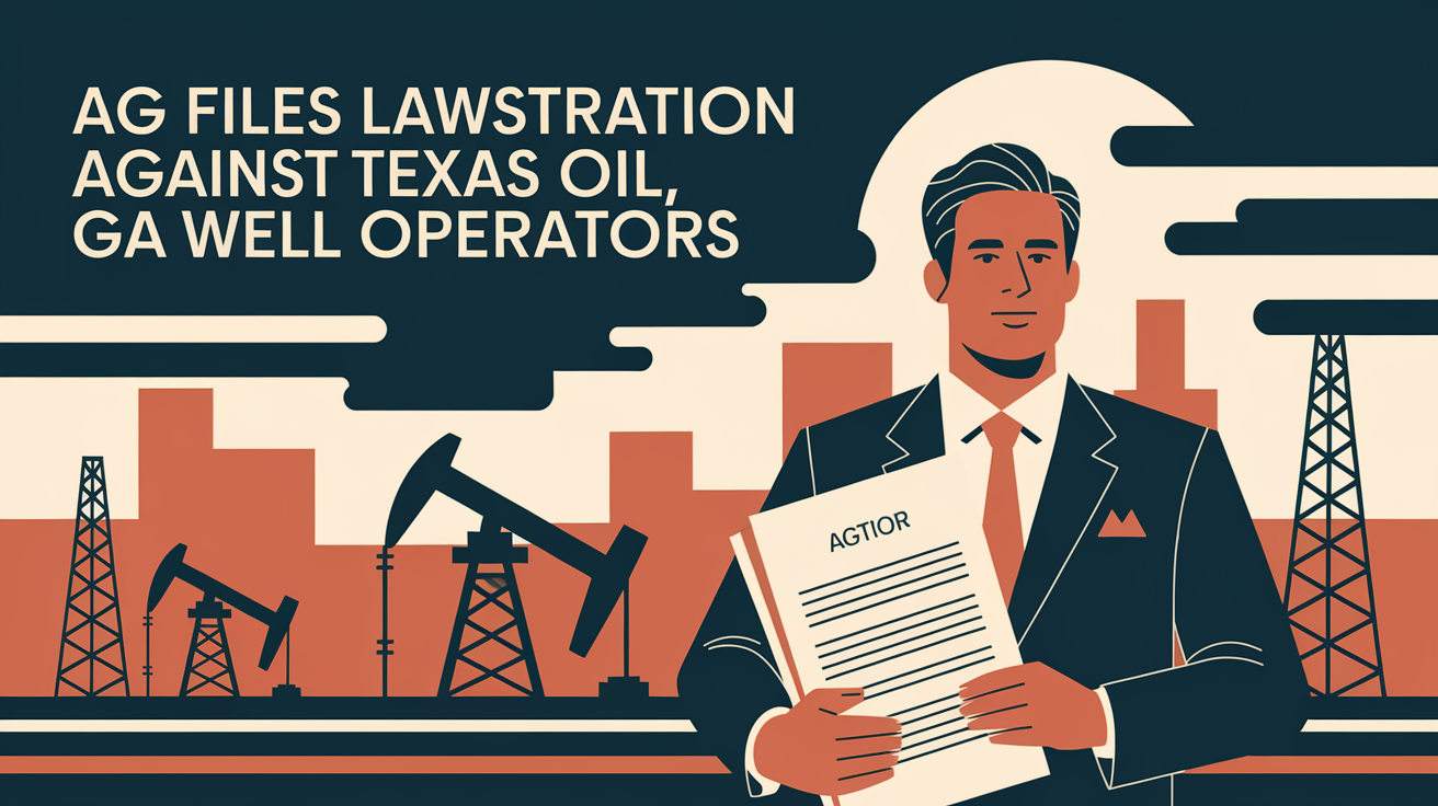AG files lawsuit against Texas oil, gas well operators
