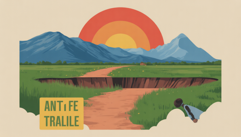 Santa Fe residents warned to avoid trail due to sinkhole